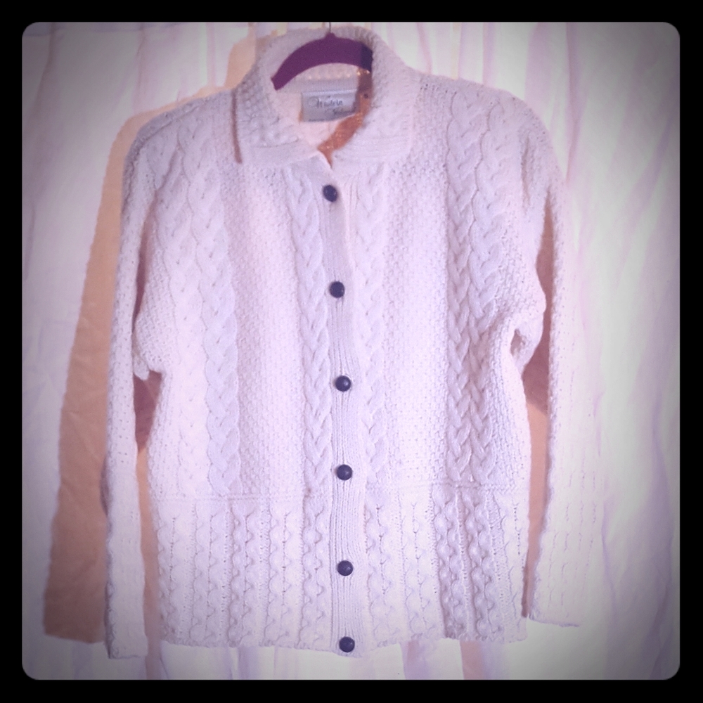 Wool cardigan